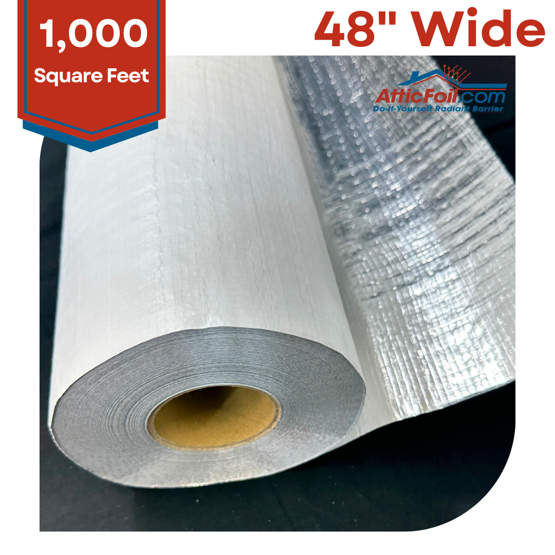Perforated Radiant Barrier AtticFoil® + White Perforated