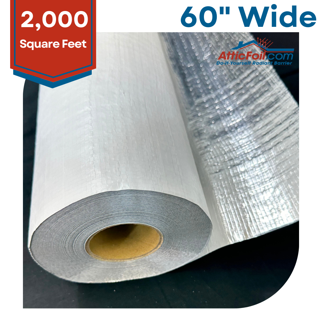 Perforated Radiant Barrier AtticFoil® + White Perforated
