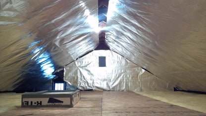 48" Wide Perforated Original AtticFoil® Heavyweight Radiant Barrier Foil - Best Selling