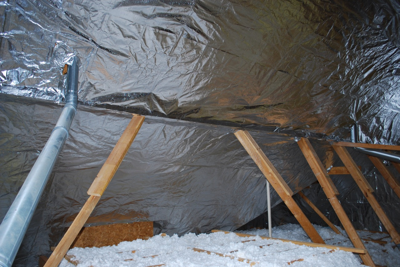 48" Wide Perforated Original AtticFoil® Heavyweight Radiant Barrier Foil - Best Selling