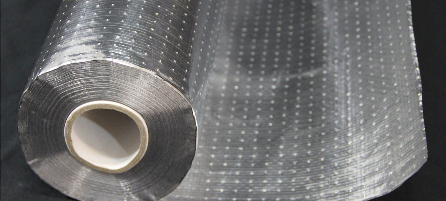 48" Wide Perforated Original AtticFoil® Heavyweight Radiant Barrier Foil - Best Selling
