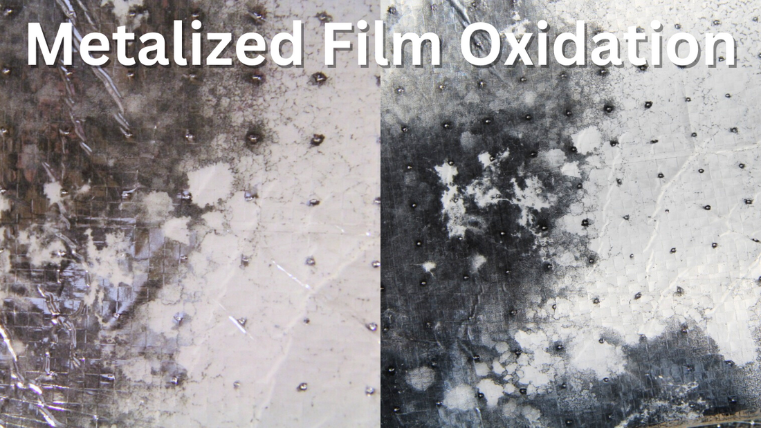 Metalized Radiant Barrier Film Oxidation AtticFoil Radiant Barrier