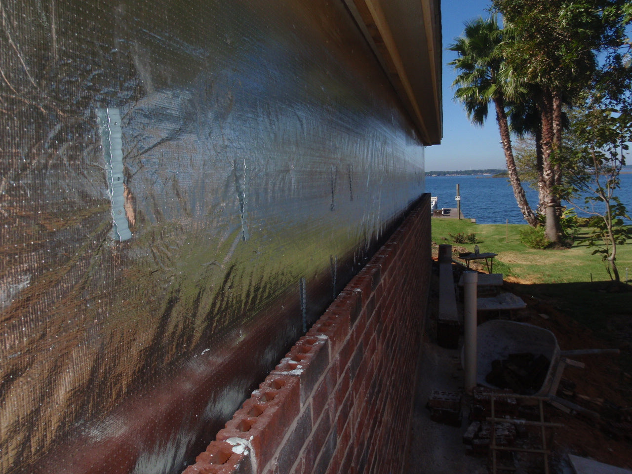 Perforated Single Sided Radiant Barrier AtticFoil® House Wrap