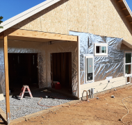 Perforated Single Sided Radiant Barrier AtticFoil® House Wrap