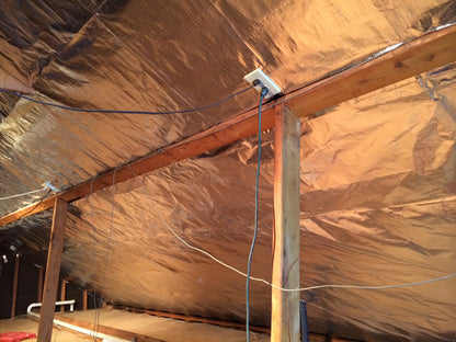 48" Wide Perforated Original AtticFoil® Heavyweight Radiant Barrier Foil - Best Selling