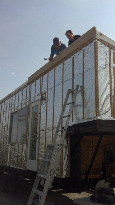 Perforated Single Sided Radiant Barrier AtticFoil® House Wrap